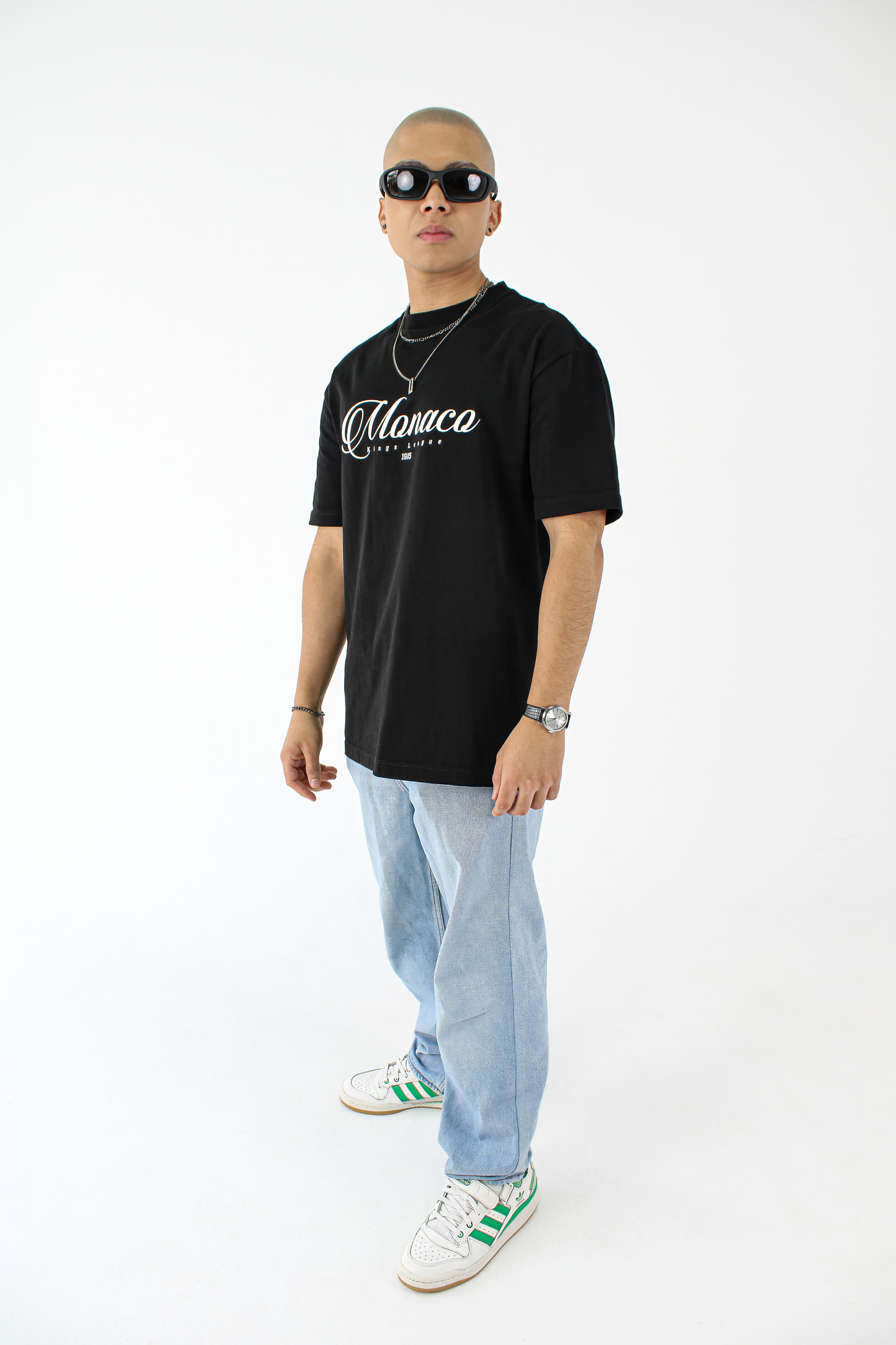 CAMISETA MONACO NEGRA