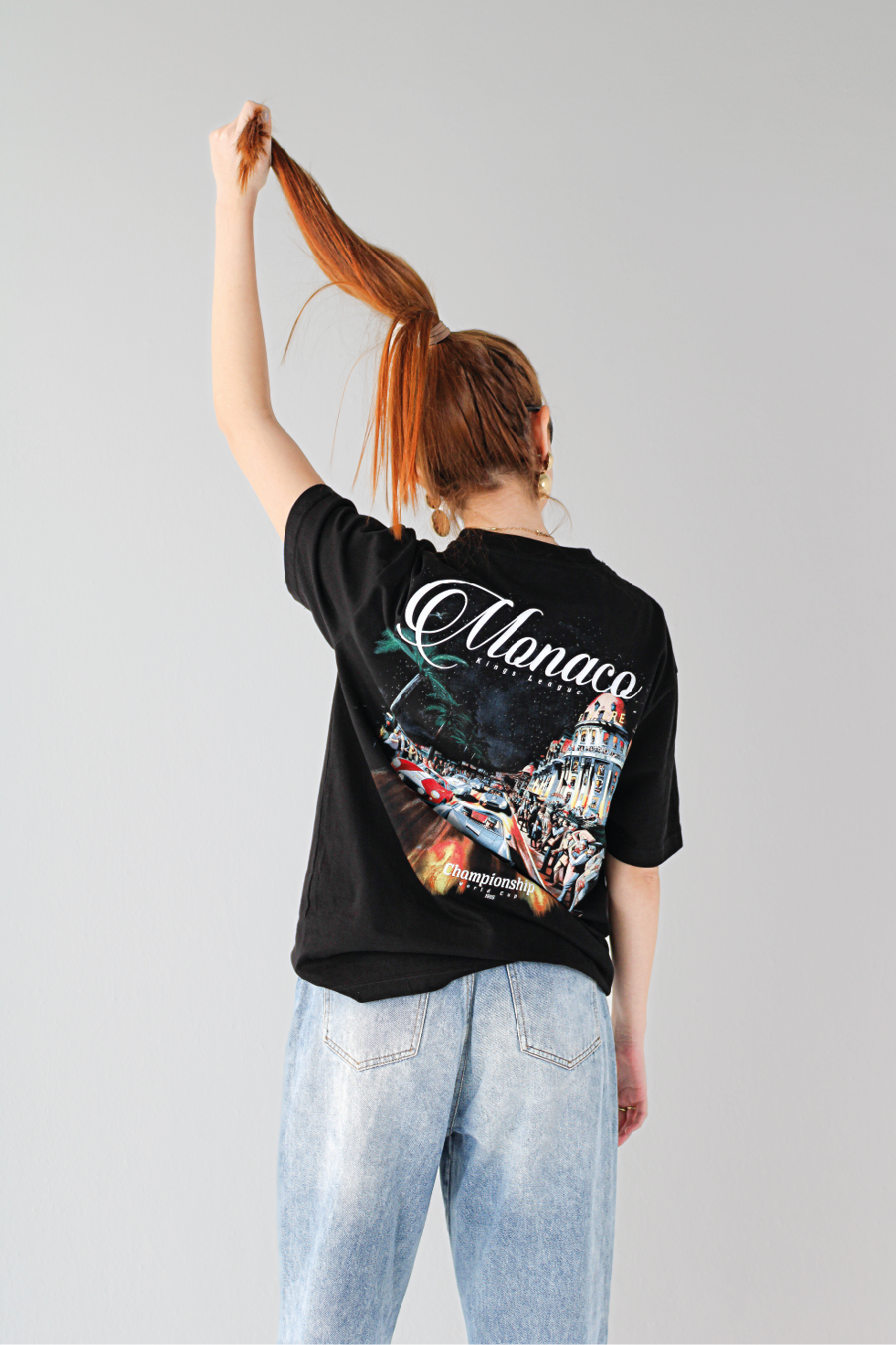 CAMISETA MONACO NEGRA