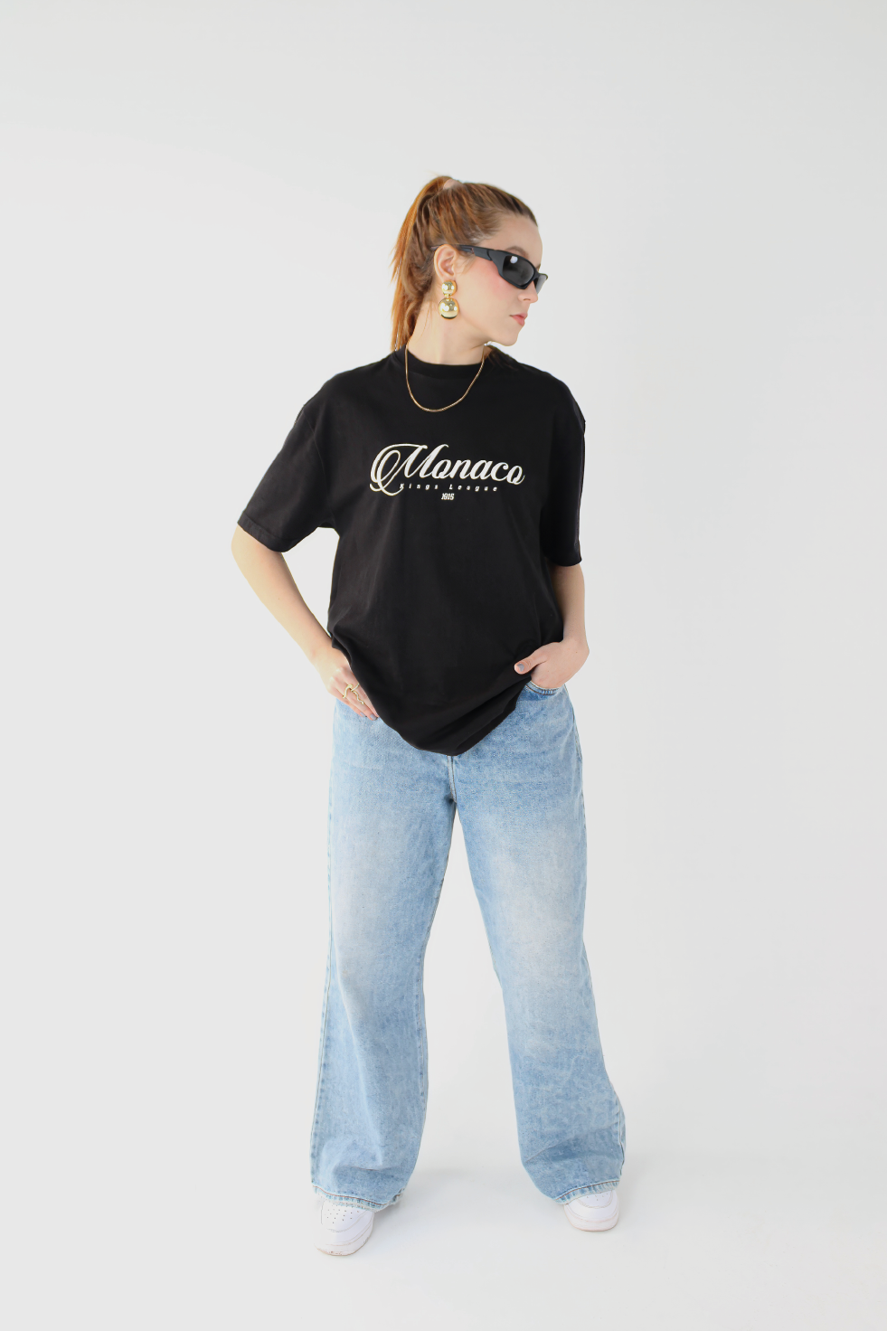 CAMISETA MONACO NEGRA