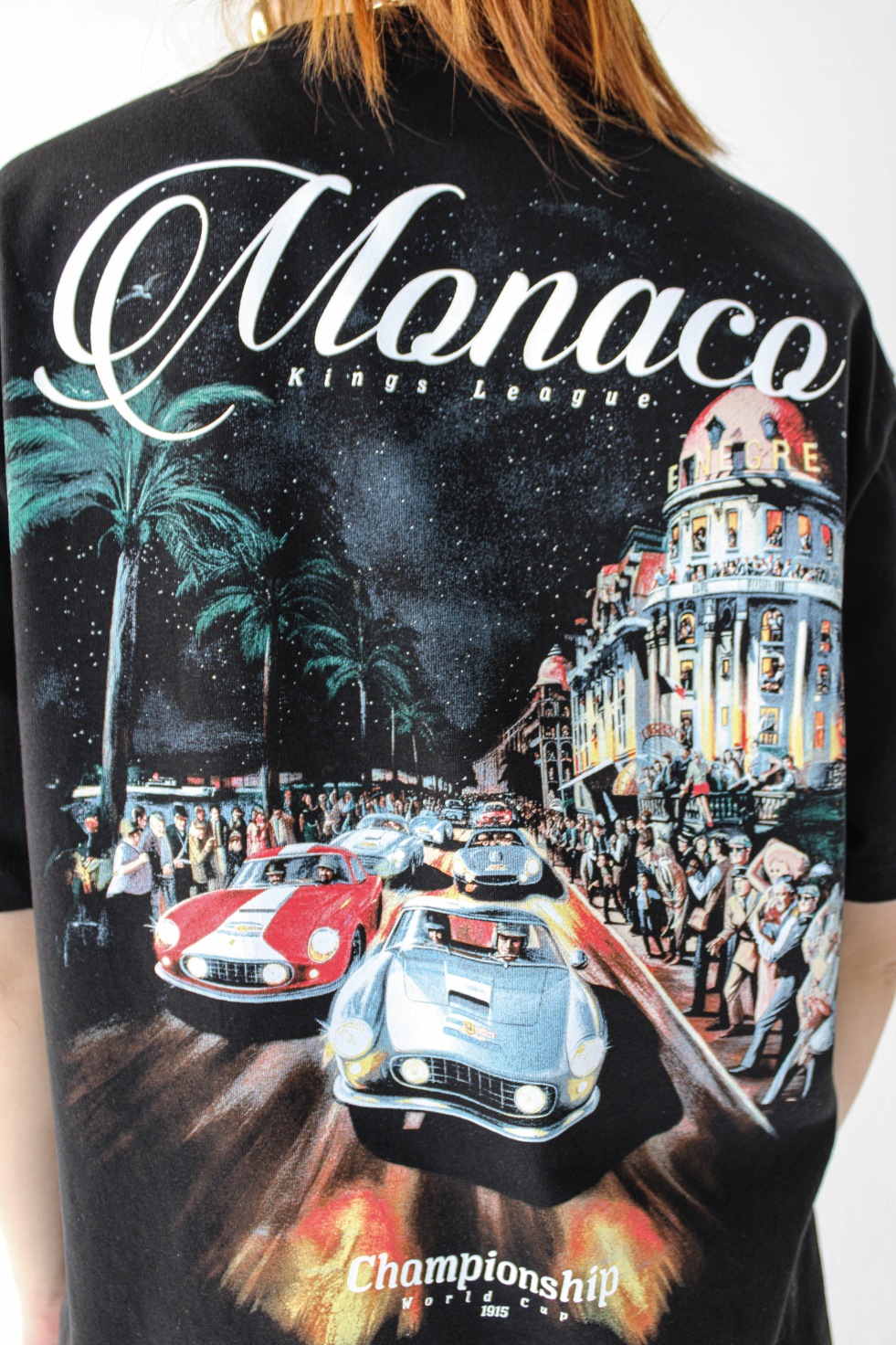 CAMISETA MONACO NEGRA