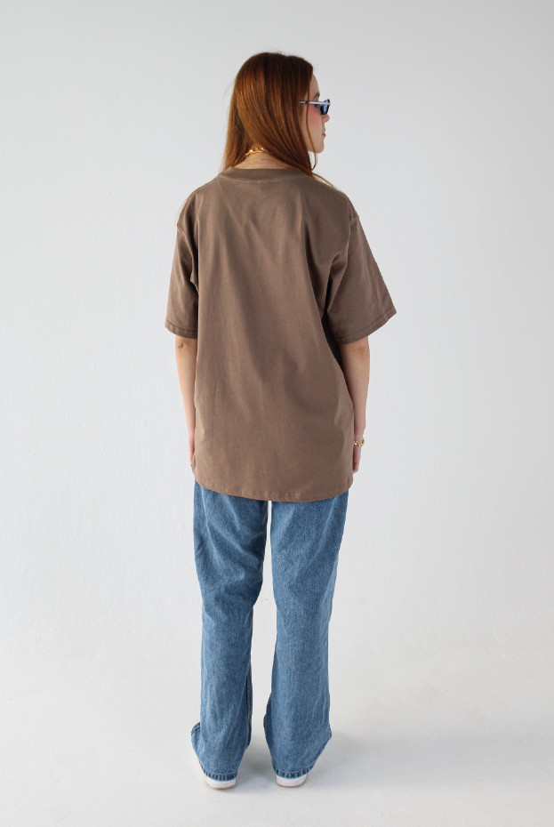 CAMISETA CAFE BÁSICA