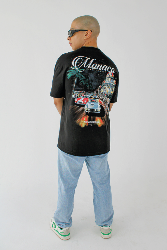 CAMISETA MONACO NEGRA